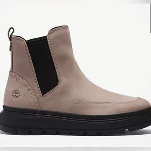 Timberland GreenStride Ray City Light Taupe slip on Chelsea Boots US size 10 new